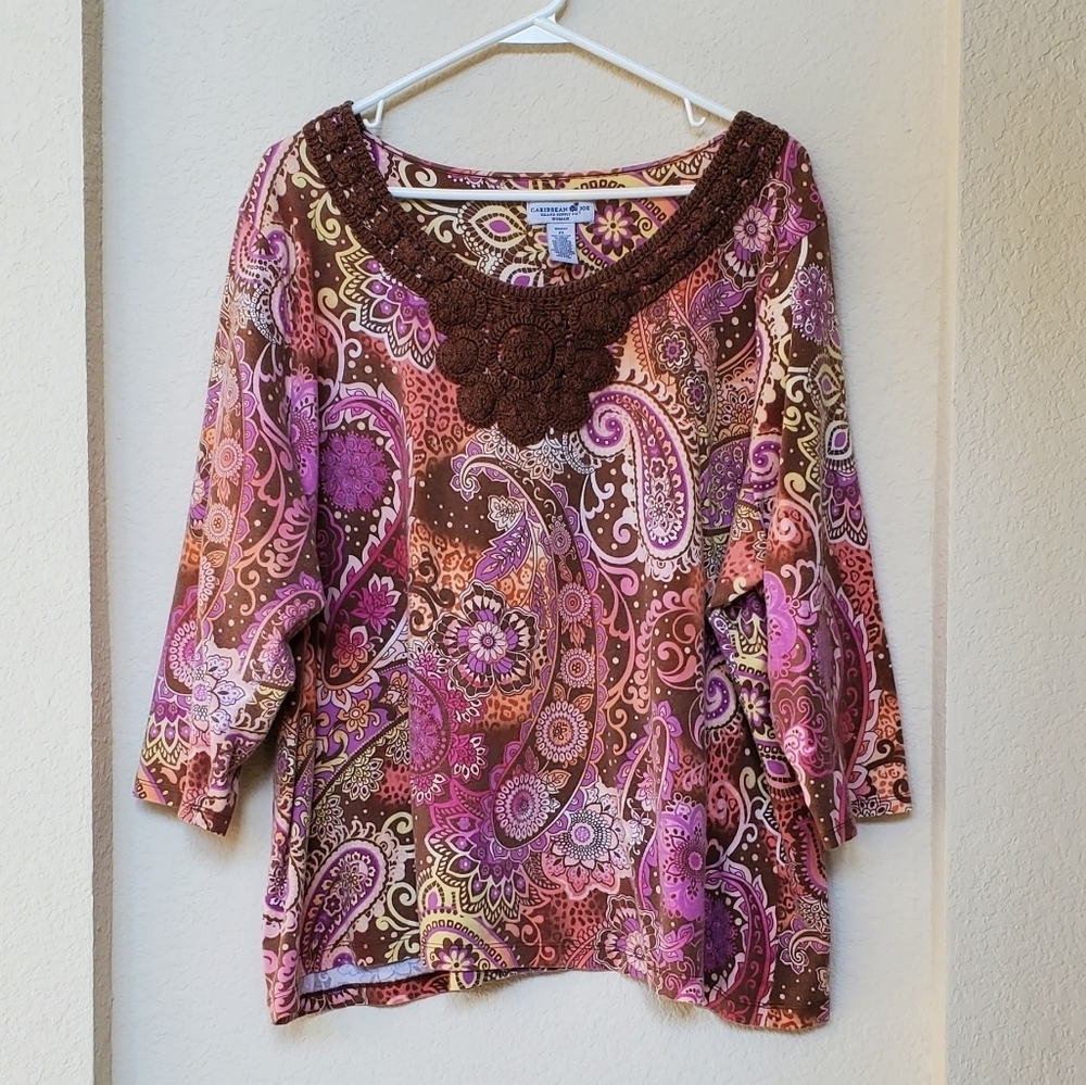 Caribbean Joe Tee.  Size 3X